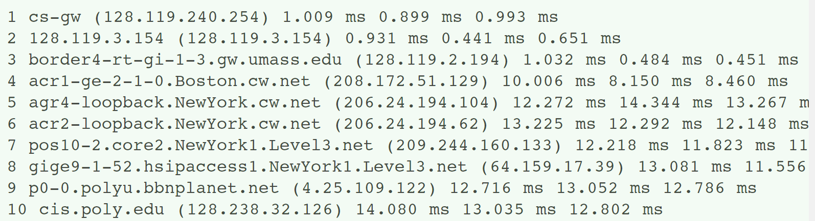 Traceroute